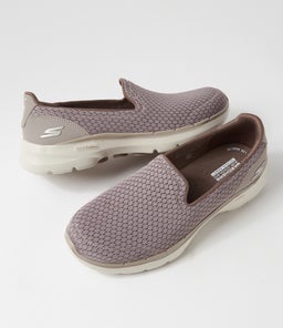 124523 GO WALK 6 SEA COAST SK TAUPE TEXTILE