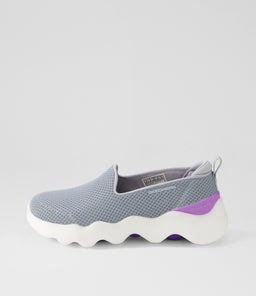 124908 GO WALK MASSAGE SS SK GREY LAVENDER TEXTILE