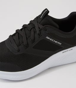 149998 SKECH LITE PRO UNI SK BLACK WHITE TEXTILE