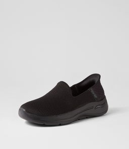 124879 GO WALK ARCH FIT S V SK BLACK BLACK TEXTILE