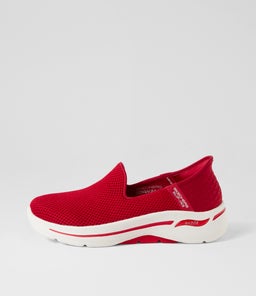 124879 GO WALK ARCH FIT S V SK RED TEXTILE