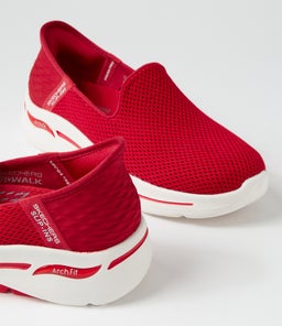 124879 GO WALK ARCH FIT S V SK RED TEXTILE