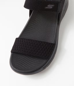140264 GO WALK AF SANDAL P SK BLACK BLACK TEXTILE