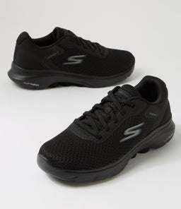 216636 GO WALK 7 SK BLACK BLACK KNIT