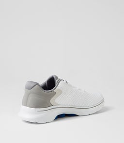 216636 GO WALK 7 SK WHITE GREY KNIT