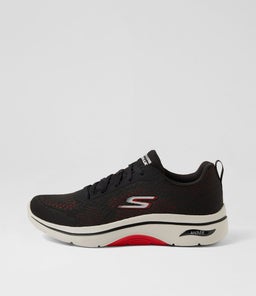 GOWALK ARCH FIT 2.0 ? IDY 2 SK BLACK RED KNIT