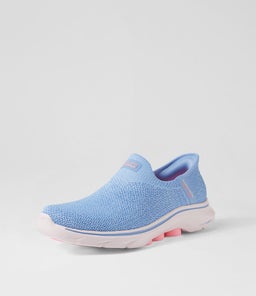 GO WALK 7 SPRINGTIME SK BLUE PINK TEXTILE