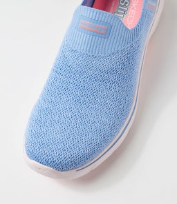 GO WALK 7 SPRINGTIME SK BLUE PINK TEXTILE