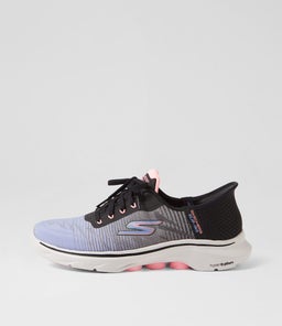 GO WALK 7 W SK BLACK MULTI TEXTILE