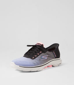 GO WALK 7 W SK BLACK MULTI TEXTILE