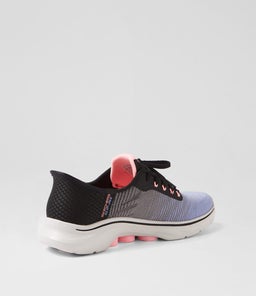 GO WALK 7 W SK BLACK MULTI TEXTILE