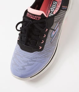 GO WALK 7 W SK BLACK MULTI TEXTILE