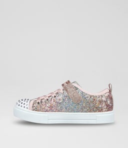 TWINKLE SPARKS SEQUIN F JNR SK LIGHT PINK MULTI TEXTILE