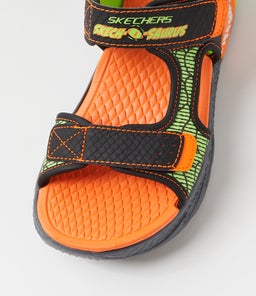 CREATURE SPLASH JNR SK BLACK ORANGE SMOOTH