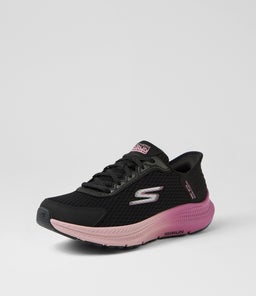 GO RUN CONSISTENT 2.0 SK BLACK MAUVE MESH