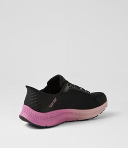 GO RUN CONSISTENT 2.0 SK BLACK MAUVE MESH