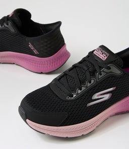 GO RUN CONSISTENT 2.0 SK BLACK MAUVE MESH