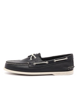 A/O 2 EYE NAVY LEATHER