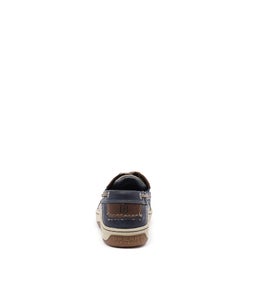 BILLFISH 3 EYE NAVY BROWN LEATHER