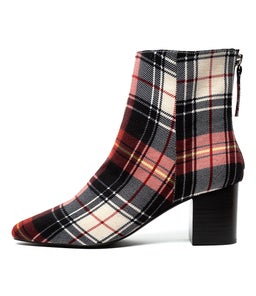 FLORENCE BOOT TARTAN FABRIC