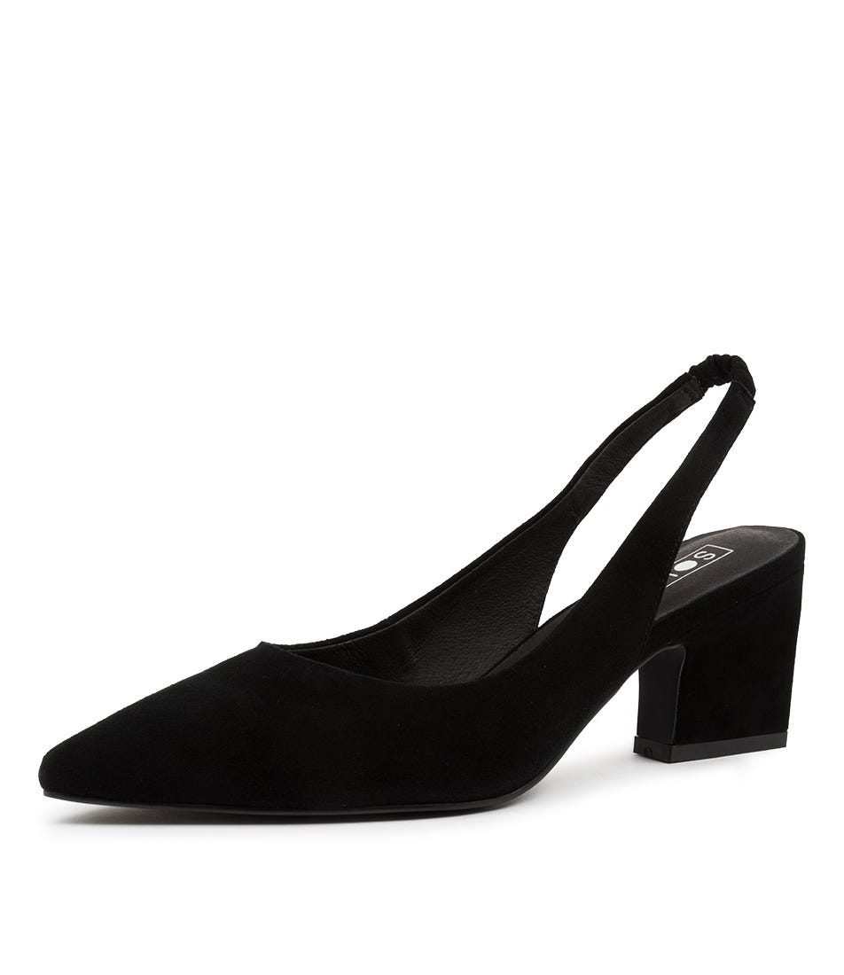 Jac Ii Heel Ss Black Suede by Sol Sana Shop Online at Styletread NZ