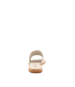 MADONNA SLIDE SS OFF WHITE LEATHER