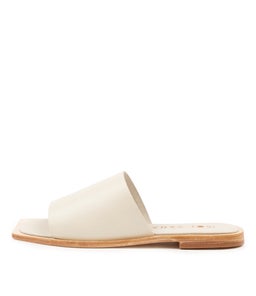 MADONNA SLIDE SS OFF WHITE LEATHER