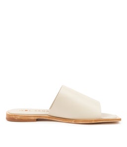 MADONNA SLIDE SS OFF WHITE LEATHER