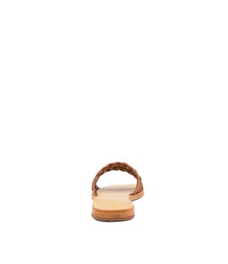 JODIE SLIDE SS TOFFEE LEATHER