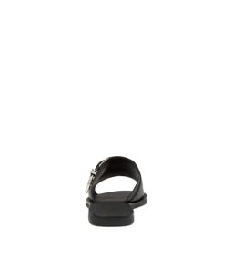 ANASTASIA SLIDE SS BLACK LEATHER