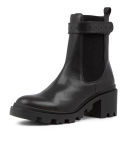 DINA BOOT SS BLACK LEATHER