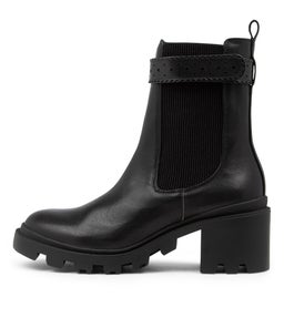 DINA BOOT SS BLACK LEATHER