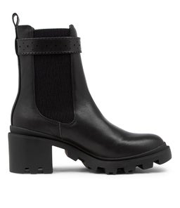 DINA BOOT SS BLACK LEATHER