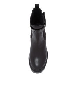 DINA BOOT SS BLACK LEATHER