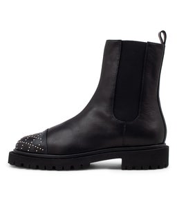 CALI BOOT SS BLACK LEATHER