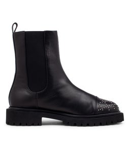 CALI BOOT SS BLACK LEATHER
