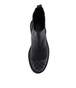 CALI BOOT SS BLACK LEATHER