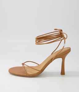 HONEY HEEL SS TAN LEATHER