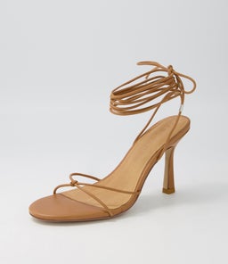 HONEY HEEL SS TAN LEATHER