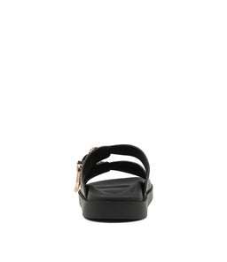 EASTWOOD STUD FOOTBED SS BLACK LEATHER