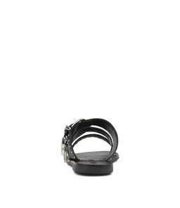 EASTWOOD STUD SLIDE SS BLACK LEATHER
