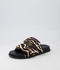 VERSUS FOOTBED SS ZEBRA LEATHER