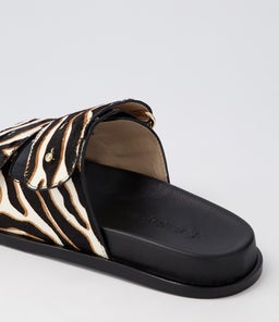 VERSUS FOOTBED SS ZEBRA LEATHER
