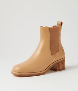 NELLIE BOOT SS TAN LEATHER