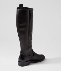 HUNTLEY TALL SS BLACK LEATHER