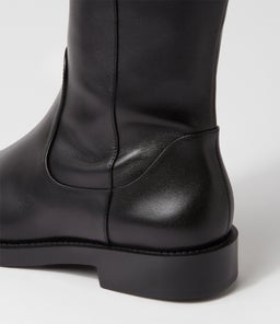 HUNTLEY TALL SS BLACK LEATHER