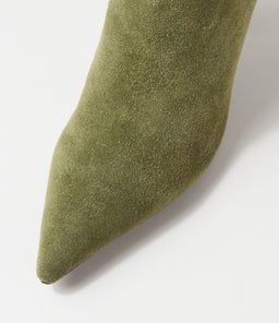 LUNA BOOT SS OLIVE SUEDE