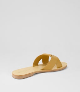 STERLING SLIDE SS TAN LEATHER