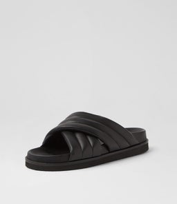 TUCANI FOOTBED SS BLACK LEATHER