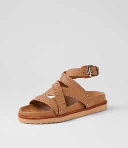 VAPETTO FOOTBED SS TAN LEATHER